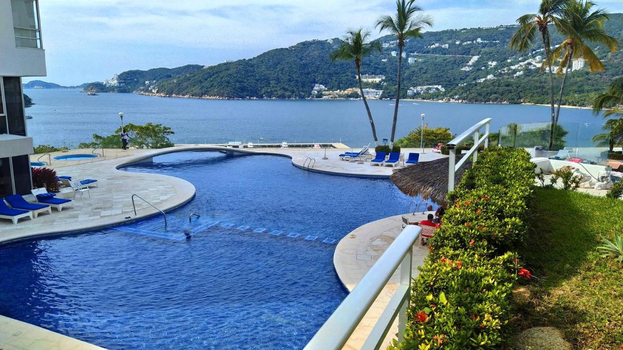 Departamento Con Preciosa Vista Al Mar En Acapulco Diamante Apartment Ngoại thất bức ảnh